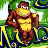 Иконка обезьяна в джунглях