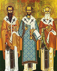 Собор 3 святителей. Икона
